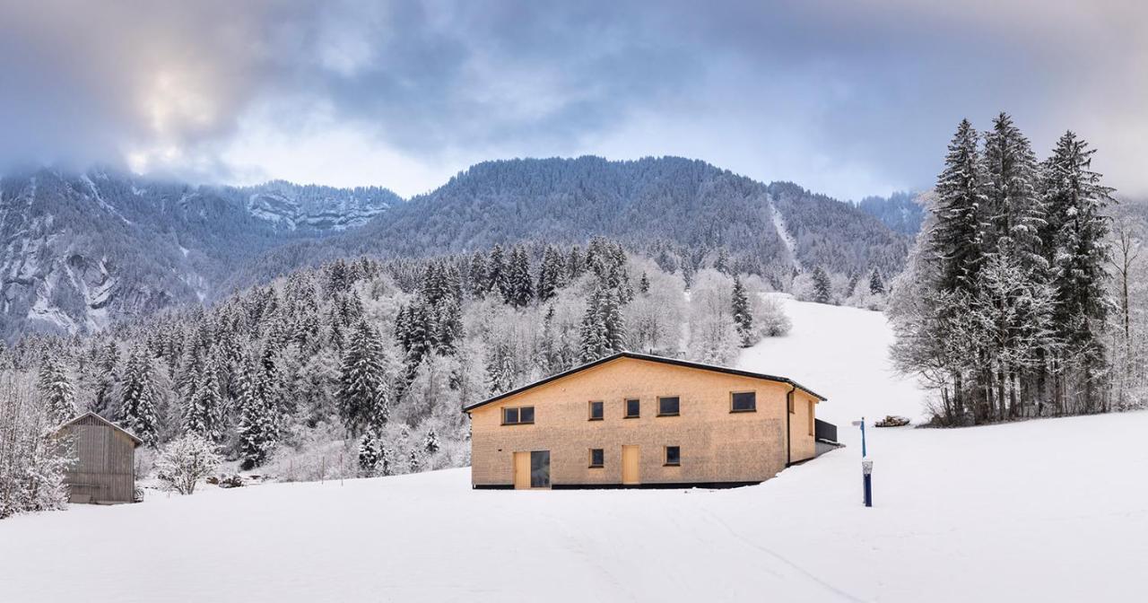 Vila Ferienhaus Schihuette Mellau Exteriér fotografie