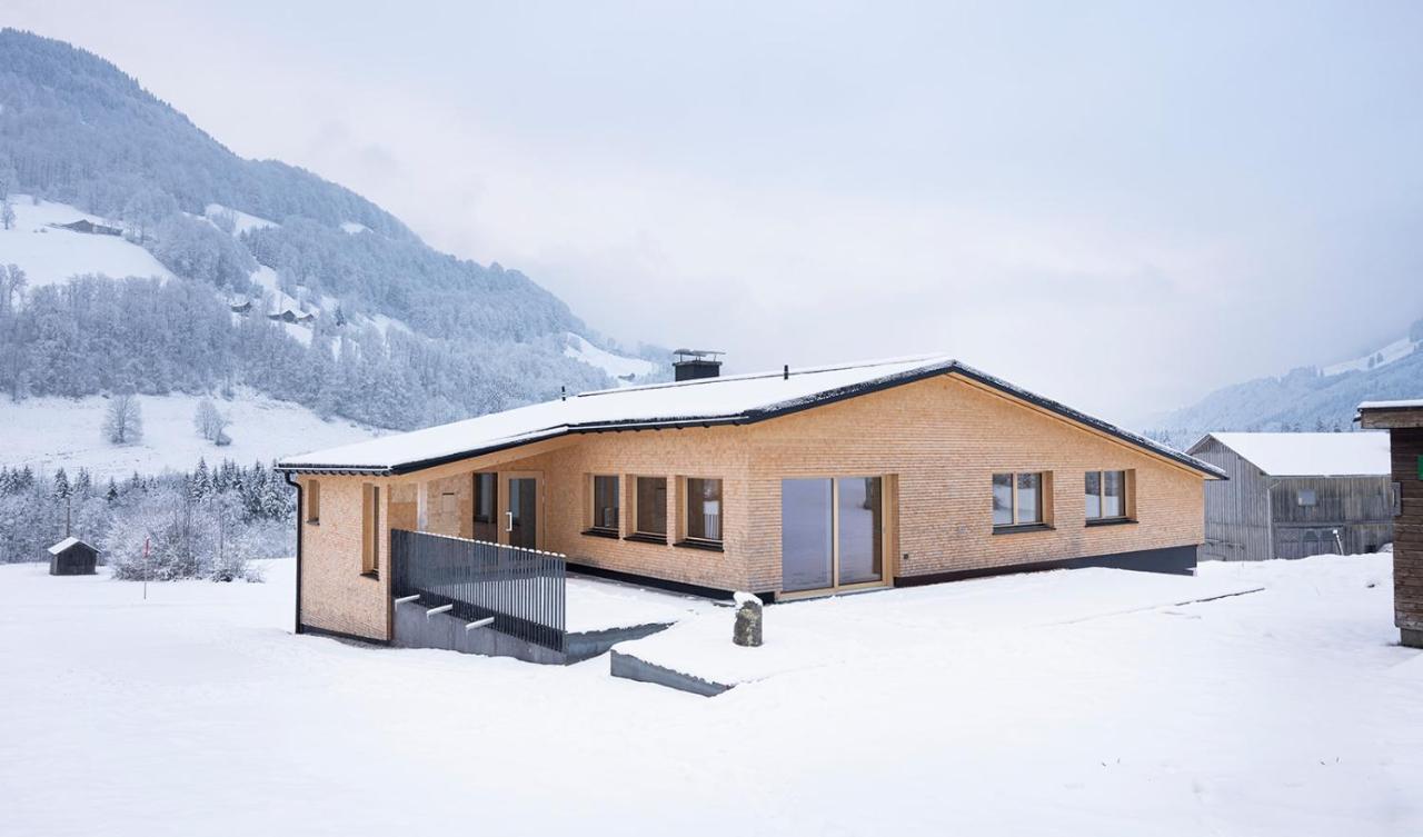 Vila Ferienhaus Schihuette Mellau Exteriér fotografie